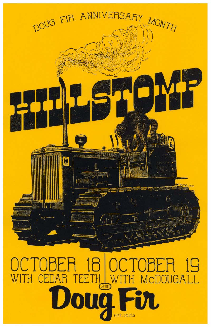Image 0 of HILLSTOMP 2018 Gig POSTER Portland Oregon Concert