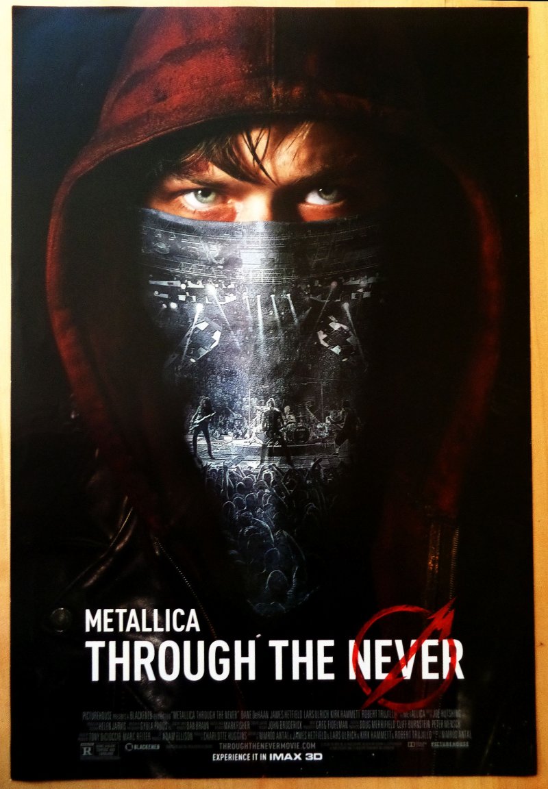 Image 0 of METALLICA Movie POSTER Through The Never Film (13 1/2 x 20)