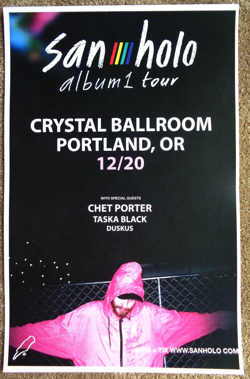 Image 0 of Holo SAN HOLO 2018 Gig POSTER Portland Oregon Concert