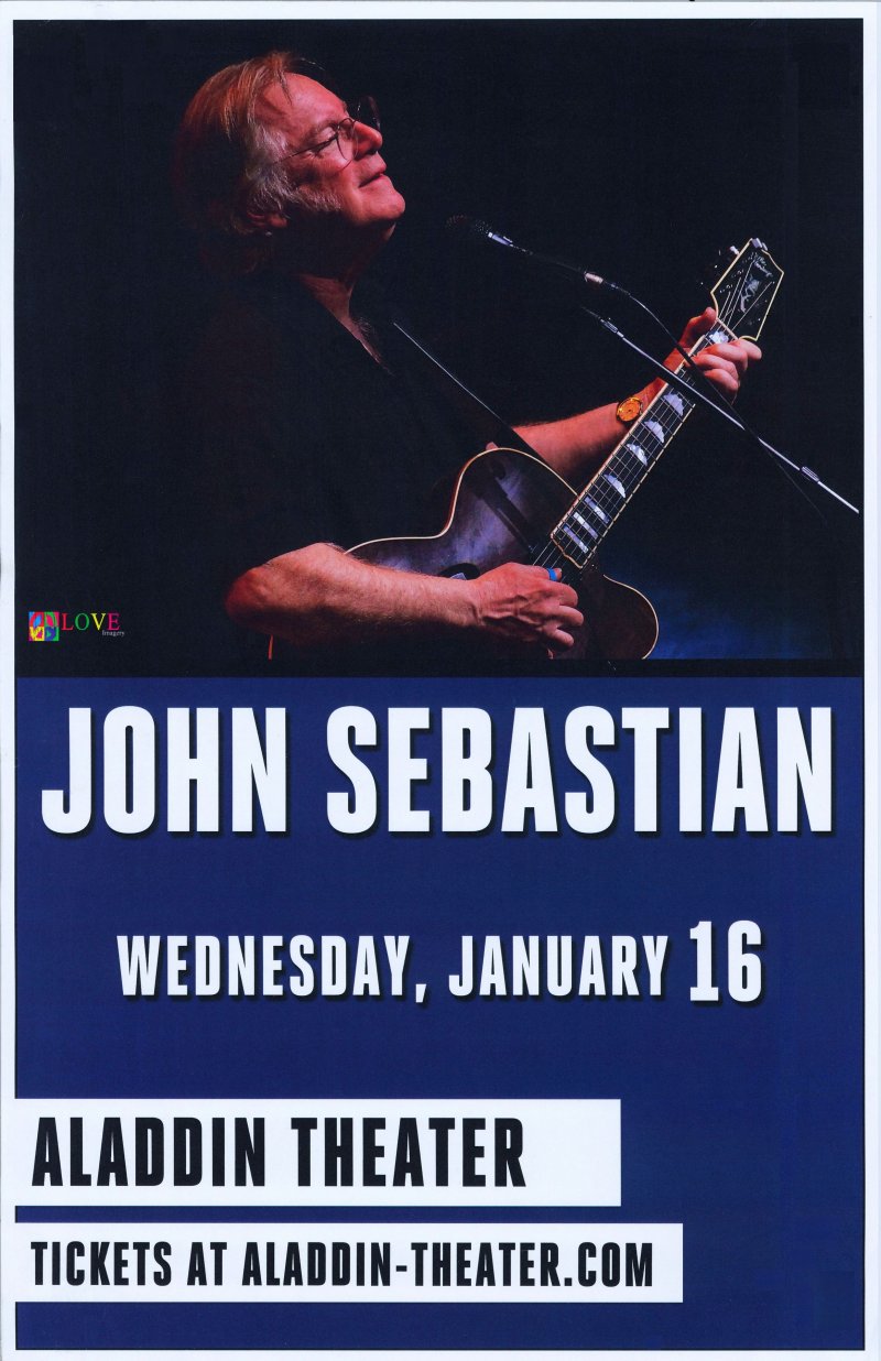 Image 0 of Sebastian JOHN SEBASTIAN 2019 Gig POSTER Portland Oregon Concert