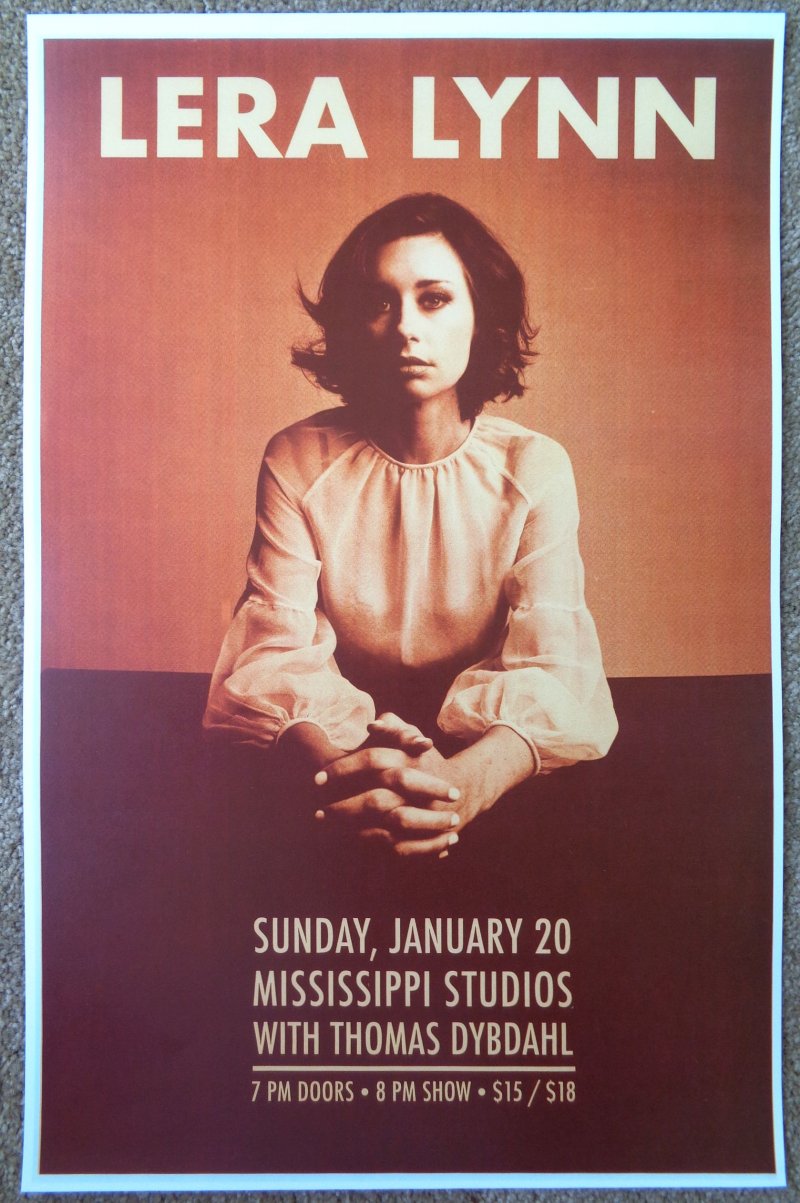 Image 0 of Lynn LERA LYNN 2019 Gig POSTER Portland Oregon Concert