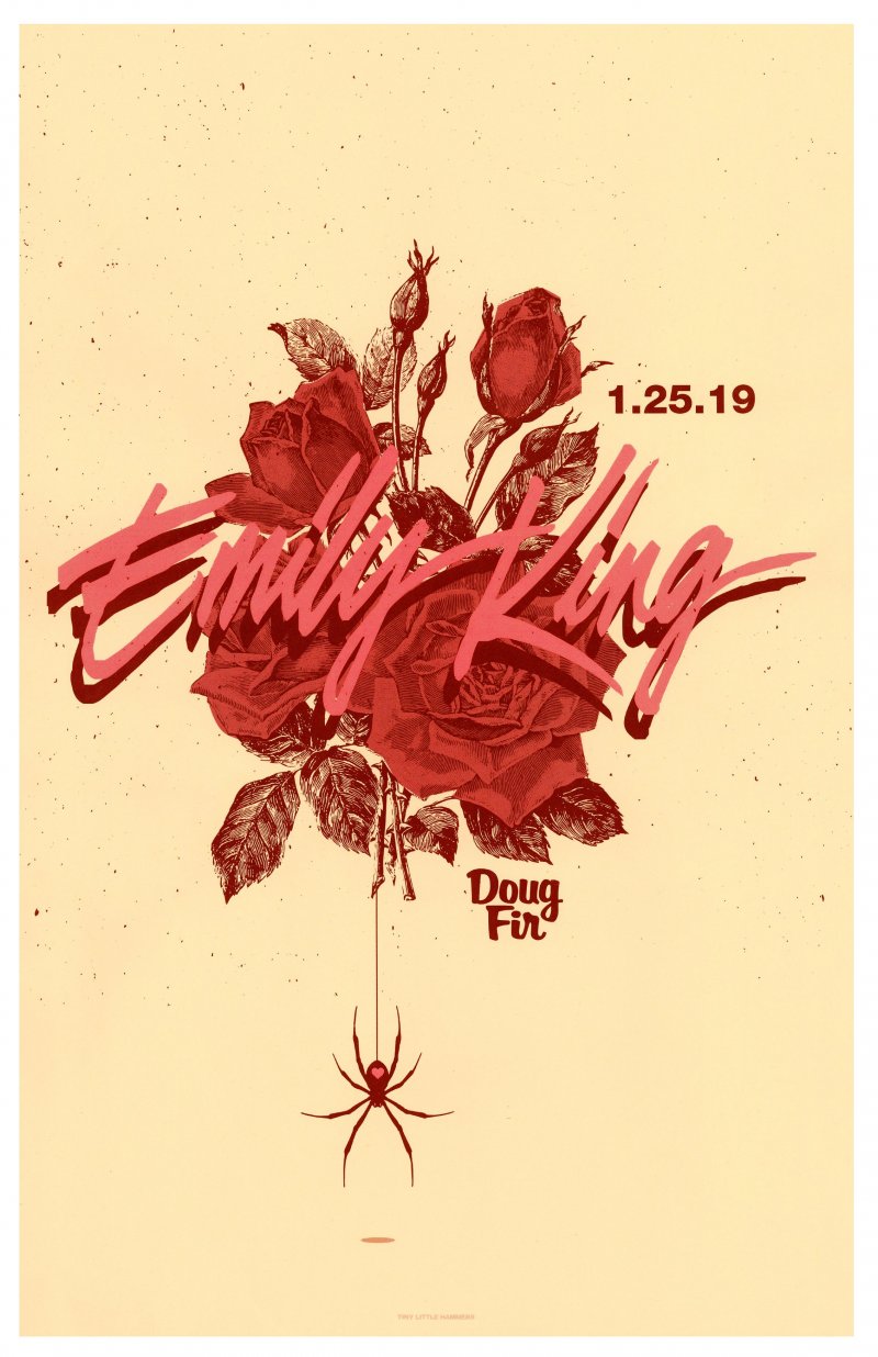 Image 0 of King EMILY KING 2019 Gig POSTER Portland Oregon Concert