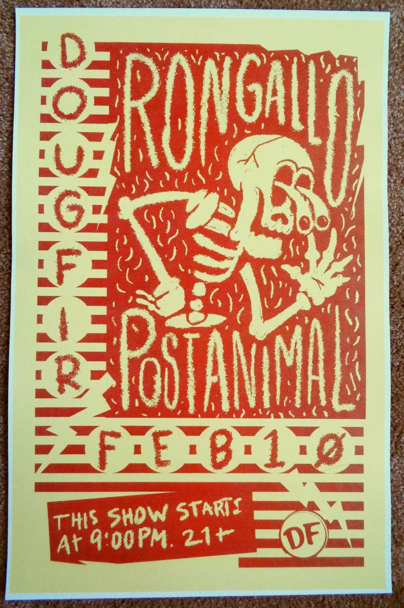 Image 0 of Gallo RON GALLO 2019 Gig POSTER Portland Oregon Concert