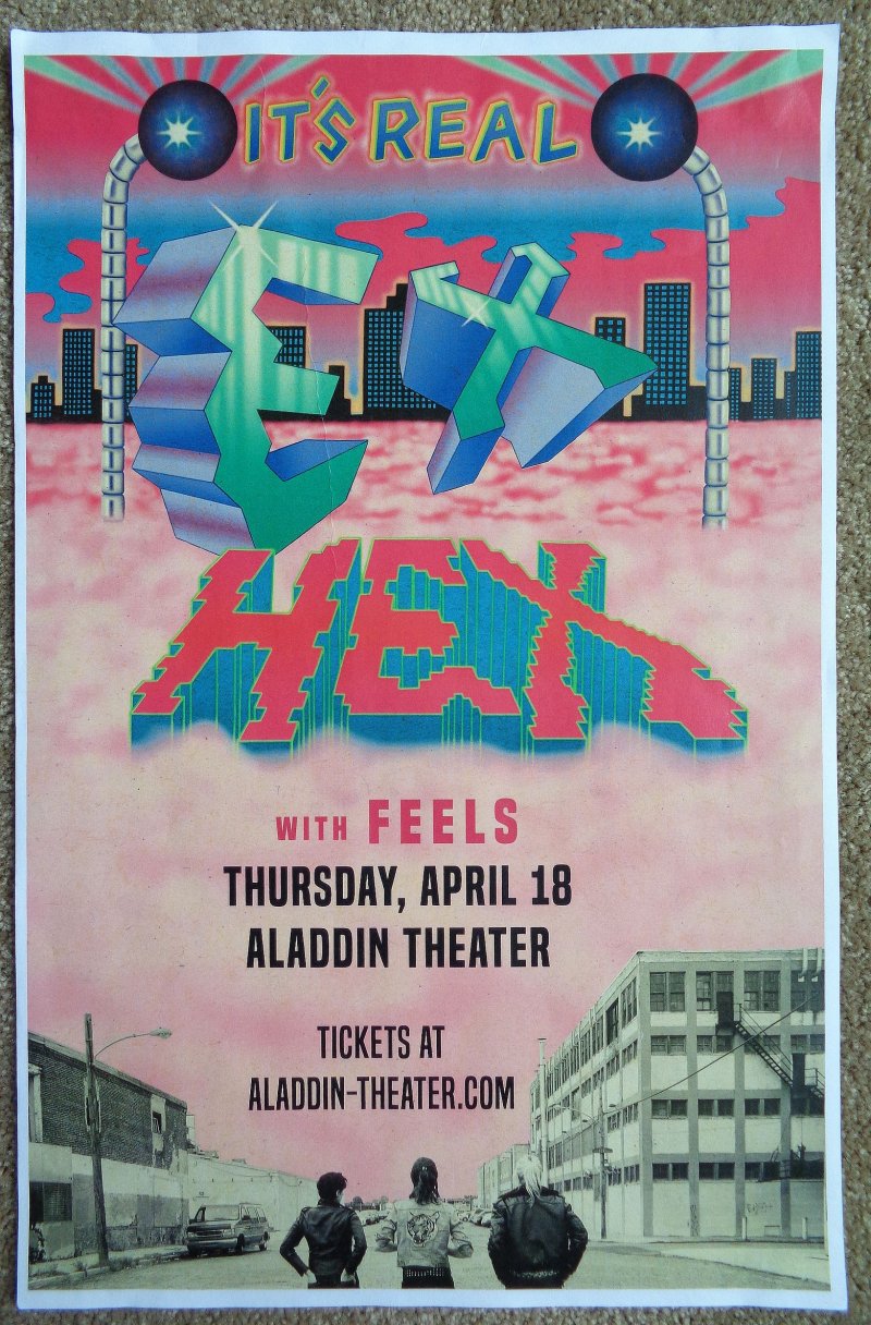 Image 0 of EX HEX 2019 Gig POSTER Portland Oregon Concert MARY TIMONY
