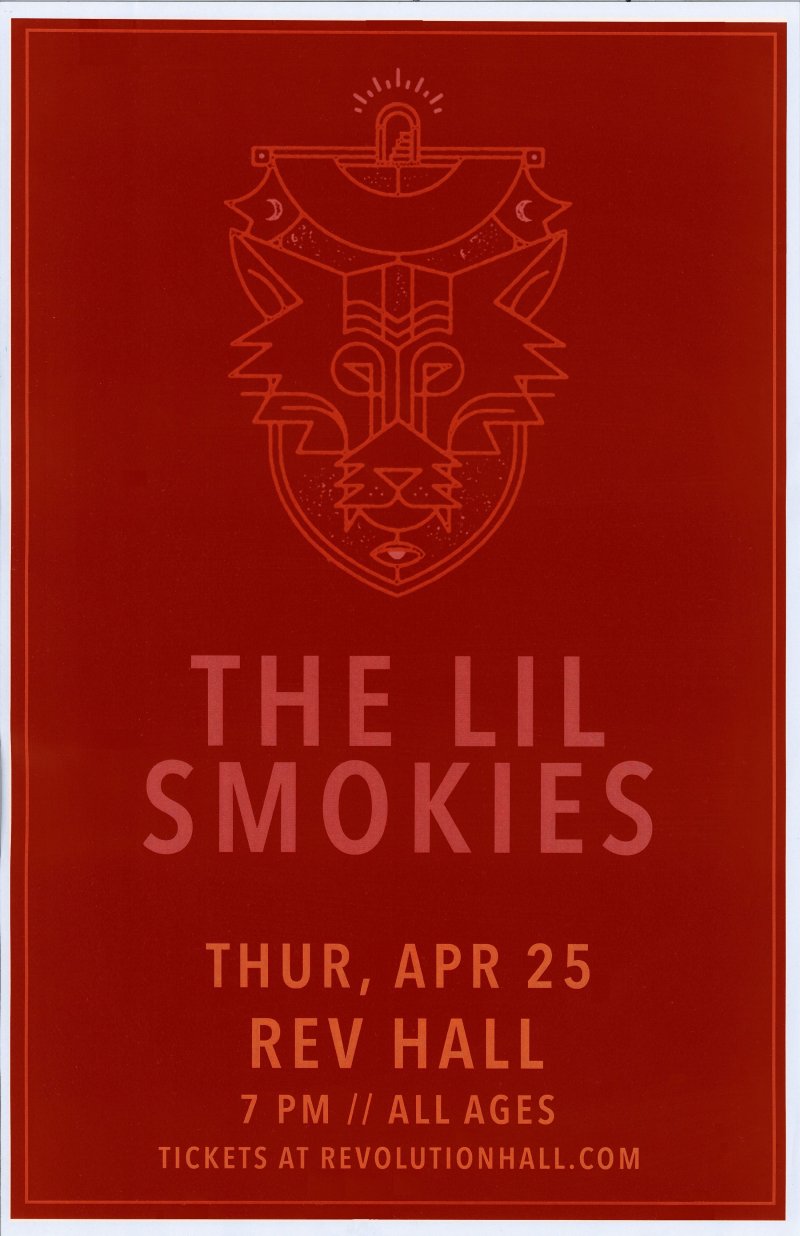 Image 0 of LIL LIL' SMOKIES 2015 Gig POSTER Portland Oregon Concert