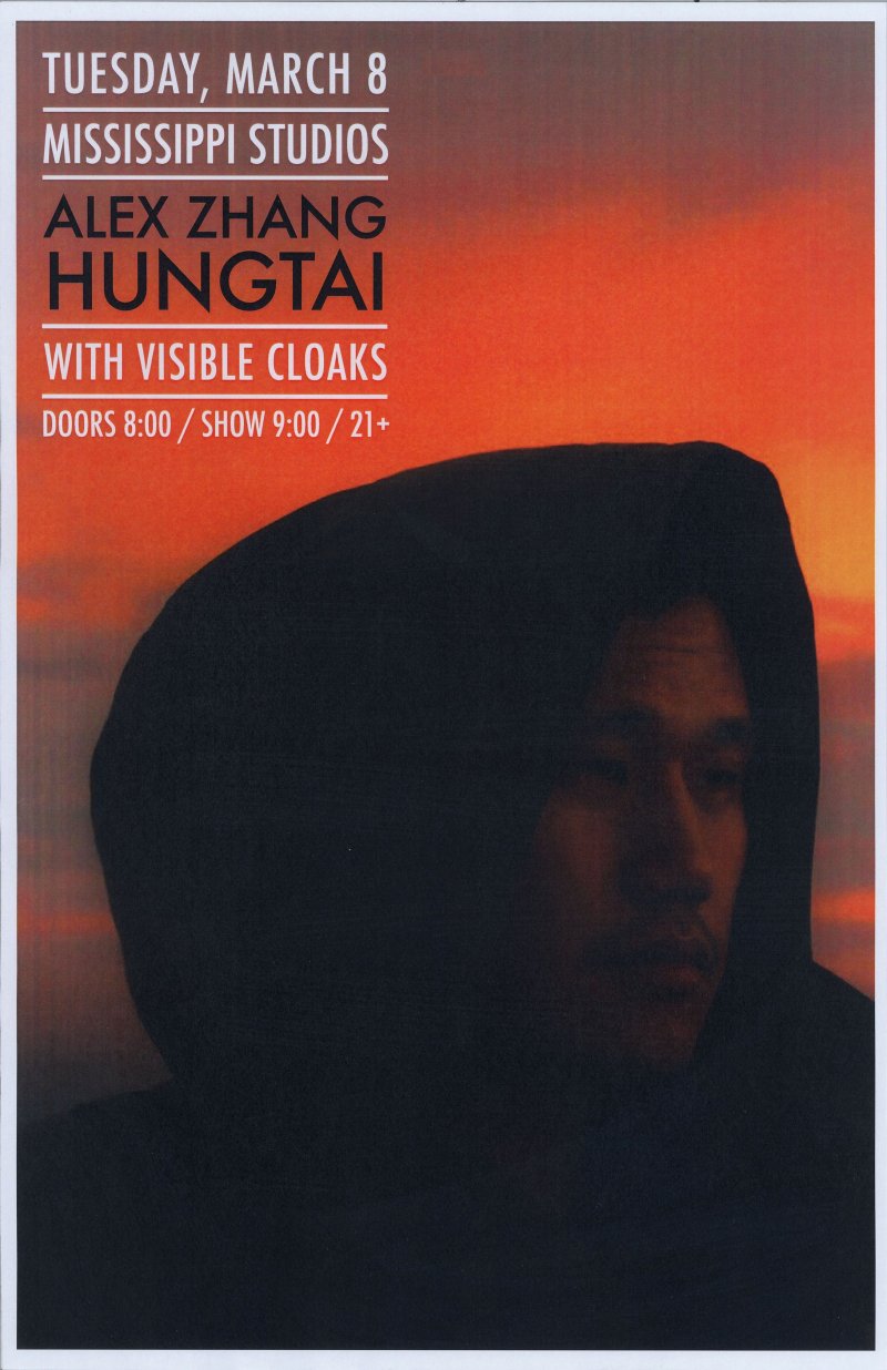 Image 0 of Hungtai ALEX ZHANG HUNGTAI 2019 Gig POSTER Portland Oregon Concert DIRTY BEACHES