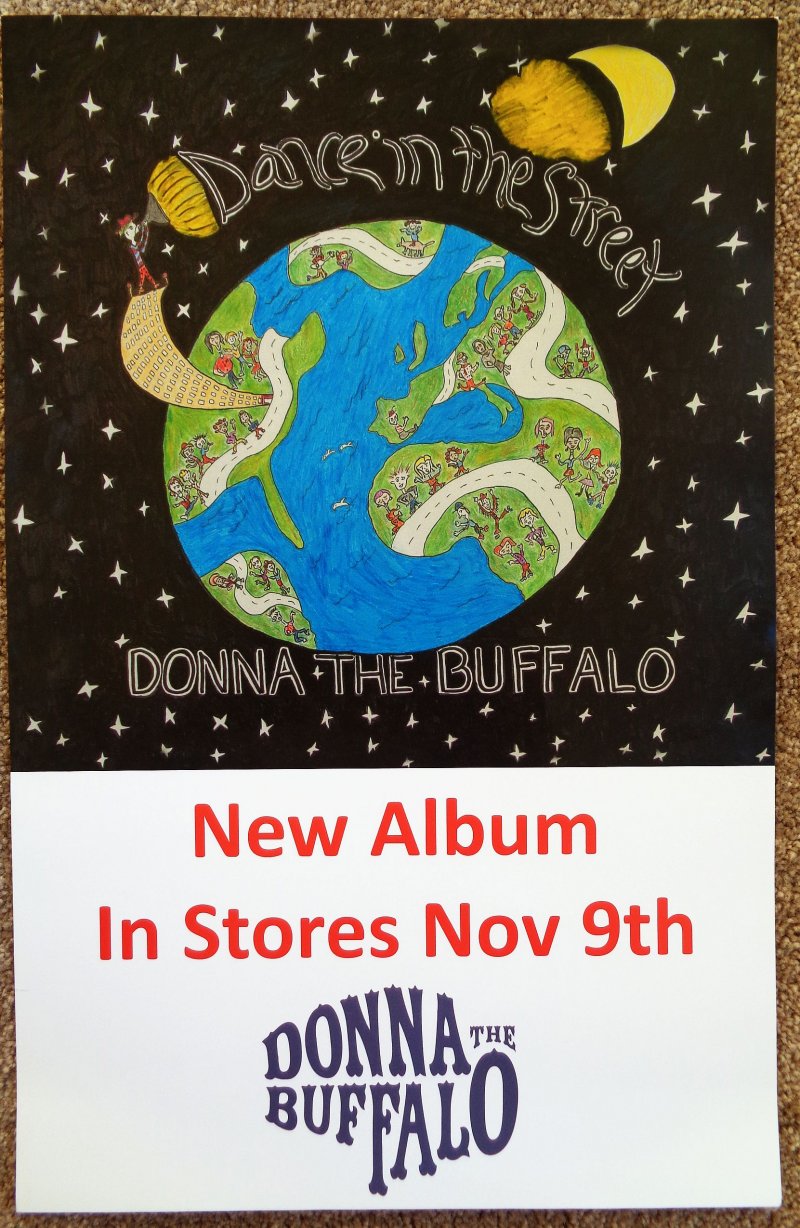 Image 0 of DONNA THE BUFFALO Album POSTER Dance In The Street 11x17