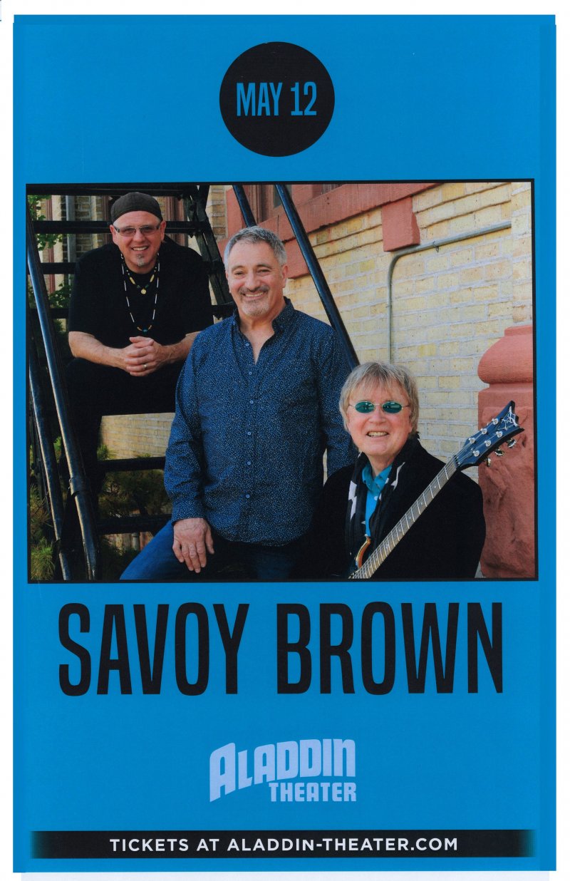 Image 0 of SAVOY BROWN 2019 Gig POSTER Portland Oregon Concert