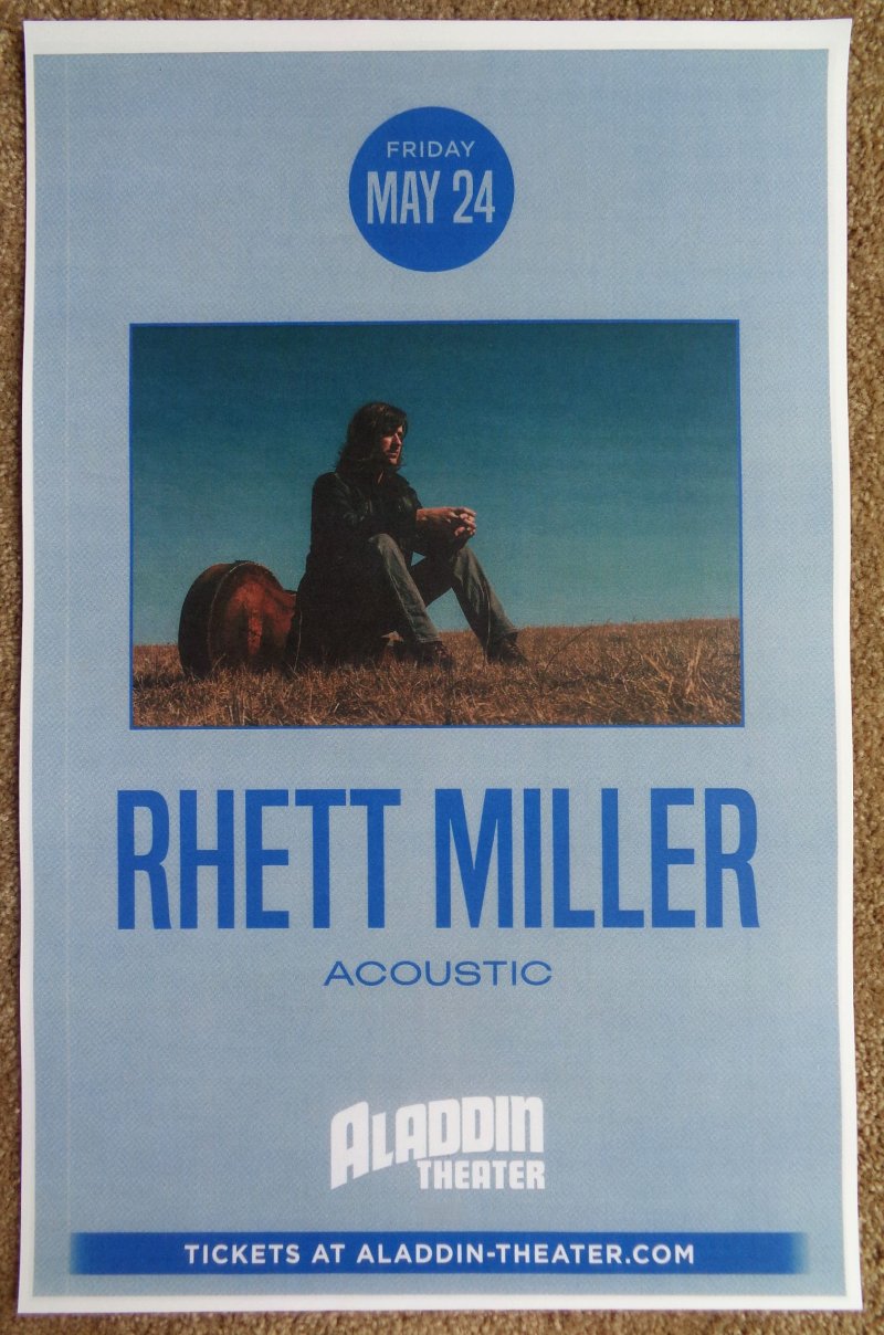 Image 0 of Miller RHETT MILLER 2019 Gig POSTER Portland Oregon OLD 97's Concert