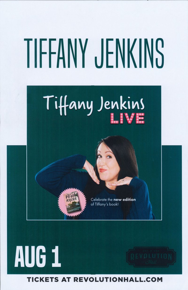 Jenkins TIFFANY JENKINS 2019 Gig POSTER Comedy Portland Oregon