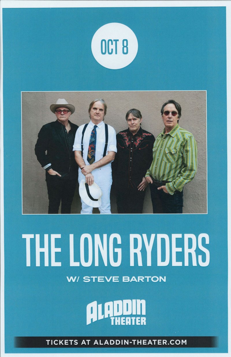 Image 0 of LONG RYDERS 2019 Gig POSTER Portland Oregon Concert The Long Ryders