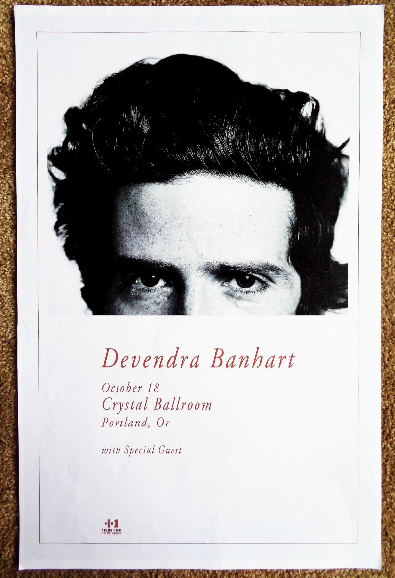 Image 0 of Banhart DEVENDRA BANHART 2019 Gig POSTER Portland Oregon Concert