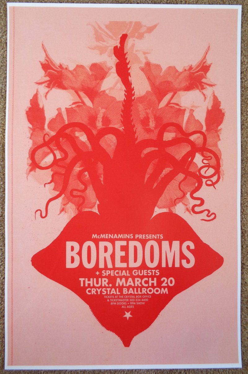 Image 0 of BOREDOMS 2008 Gig POSTER Portland Oregon Concert