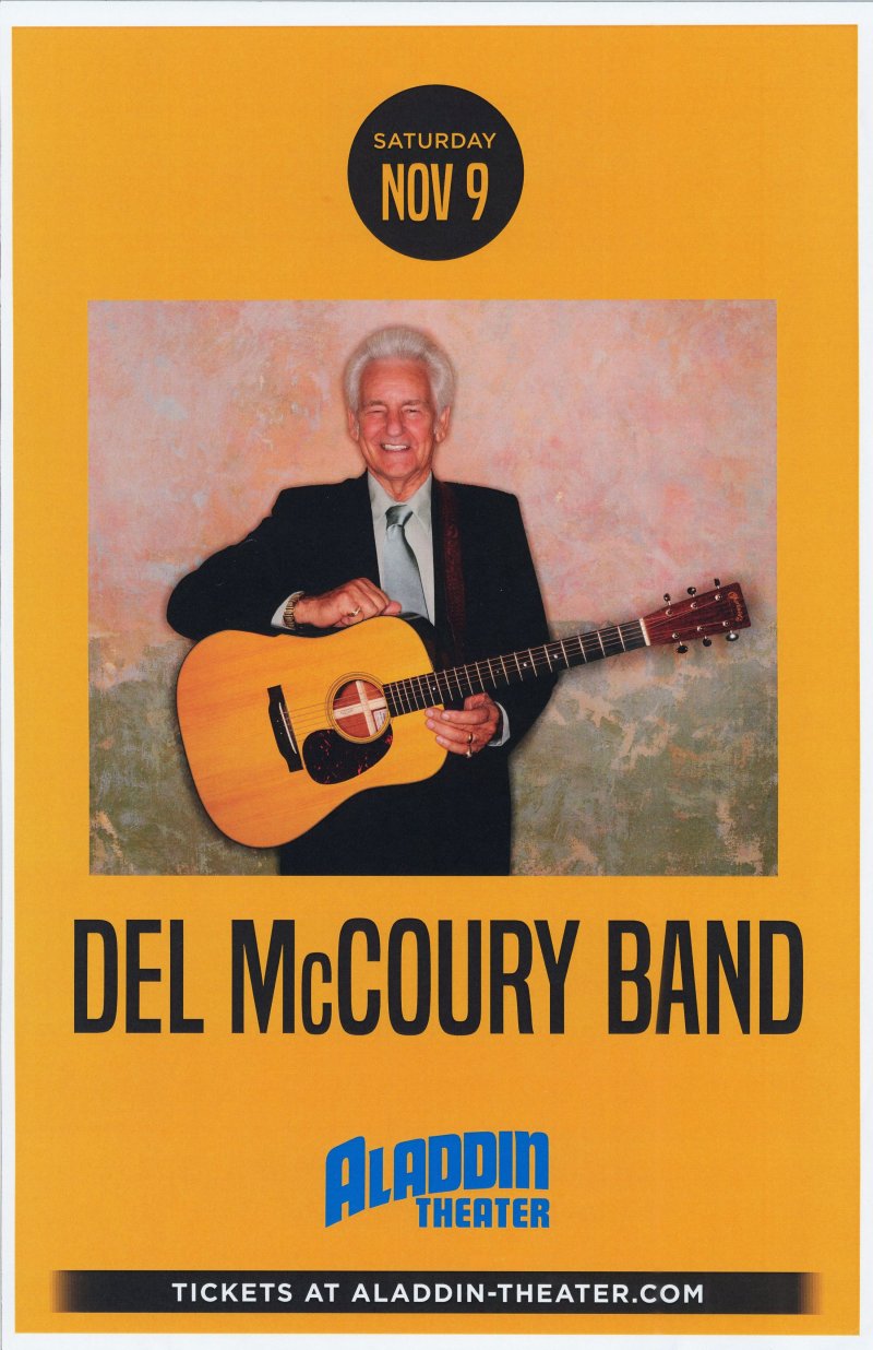 Image 0 of McCoury DEL McCOURY 2019 Gig POSTER Portland Oregon Concert