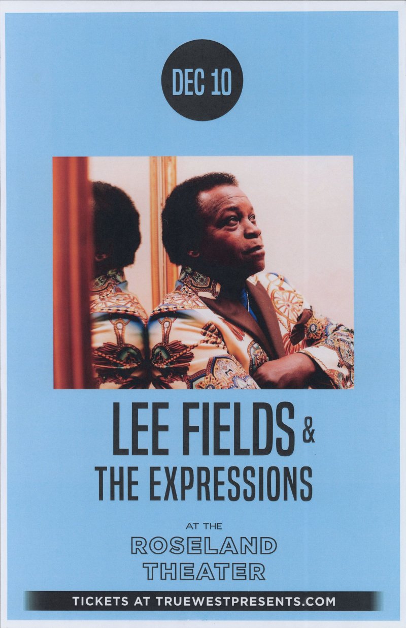 Fields LEE FIELDS 2019 Gig POSTER Portland Oregon Concert