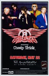 AEROSMITH 2004 Gig POSTER Ridgefield Washington Concert STEVE