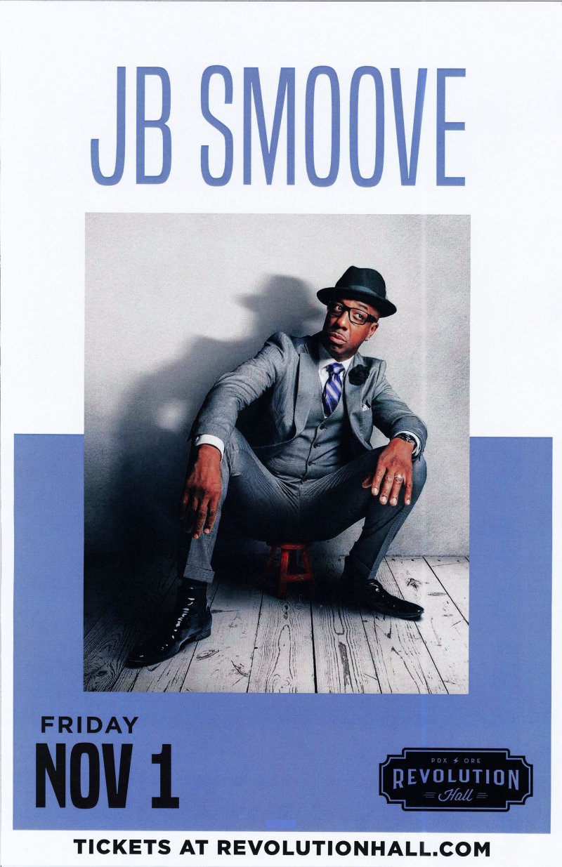 Image 0 of Smoove JB SMOOVE 2019 POSTER Gig Comedy Portland Oregon