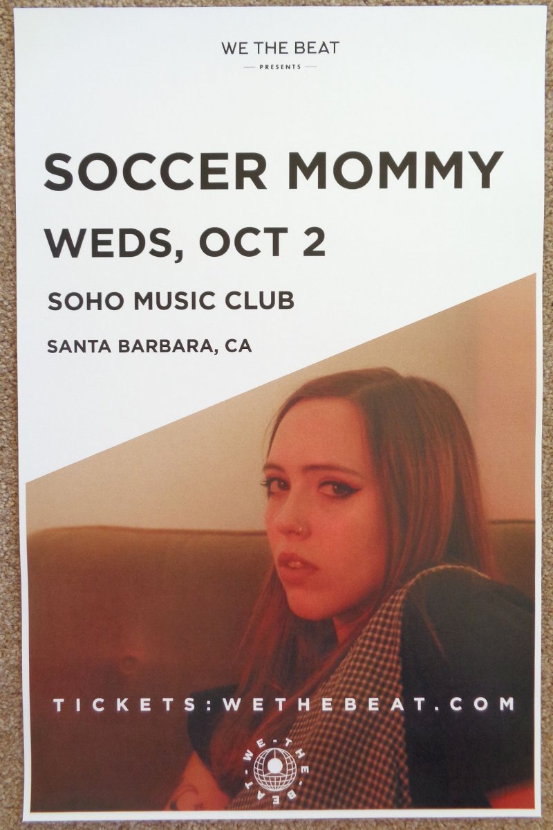 Image 0 of SOCCER MOMMY 2019 Gig POSTER Santa Barbara California Concert Sophie Allison