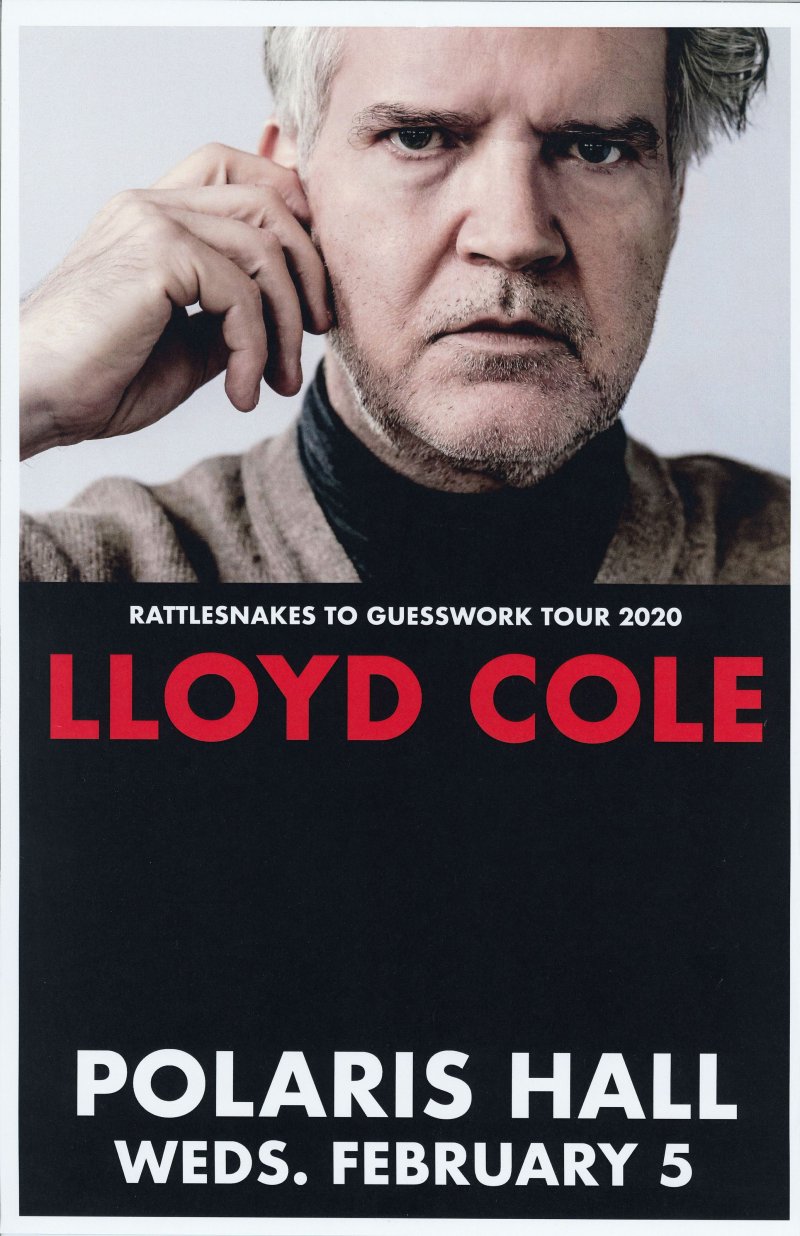Image 0 of Cole LLOYD COLE 2020 Gig POSTER Portland Oregon Concert