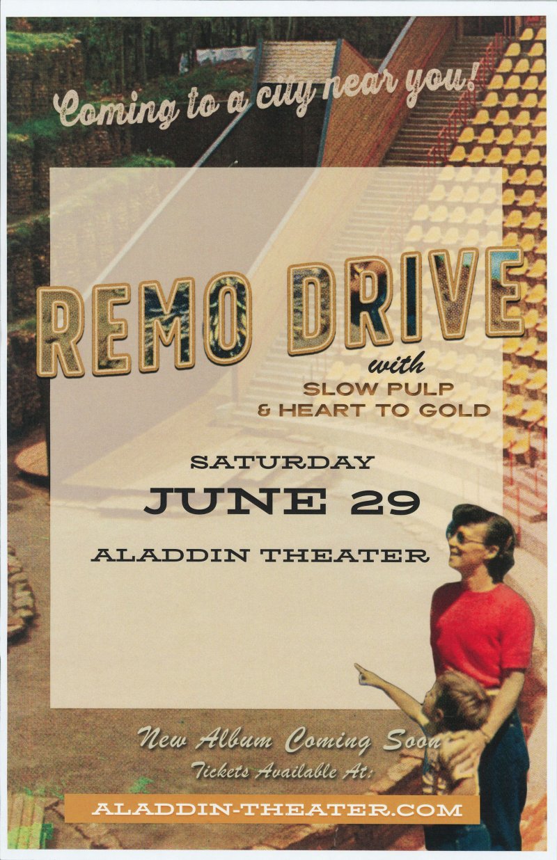 Image 0 of REMO DRIVE 2019 Gig POSTER Portland Oregon Concert