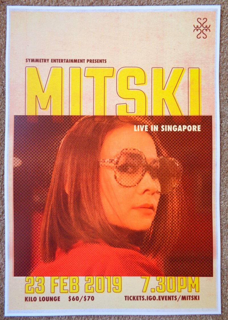 Image 0 of MITSKI 2019 Gig POSTER Singapore Concert