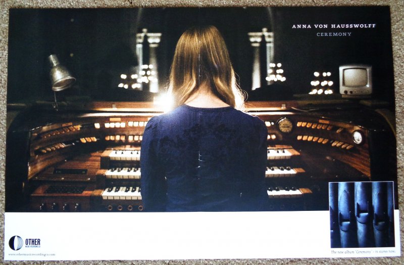 Von Hausswolff ANNA VON HAUSSWOLFF Album POSTER Ceremony 17x11