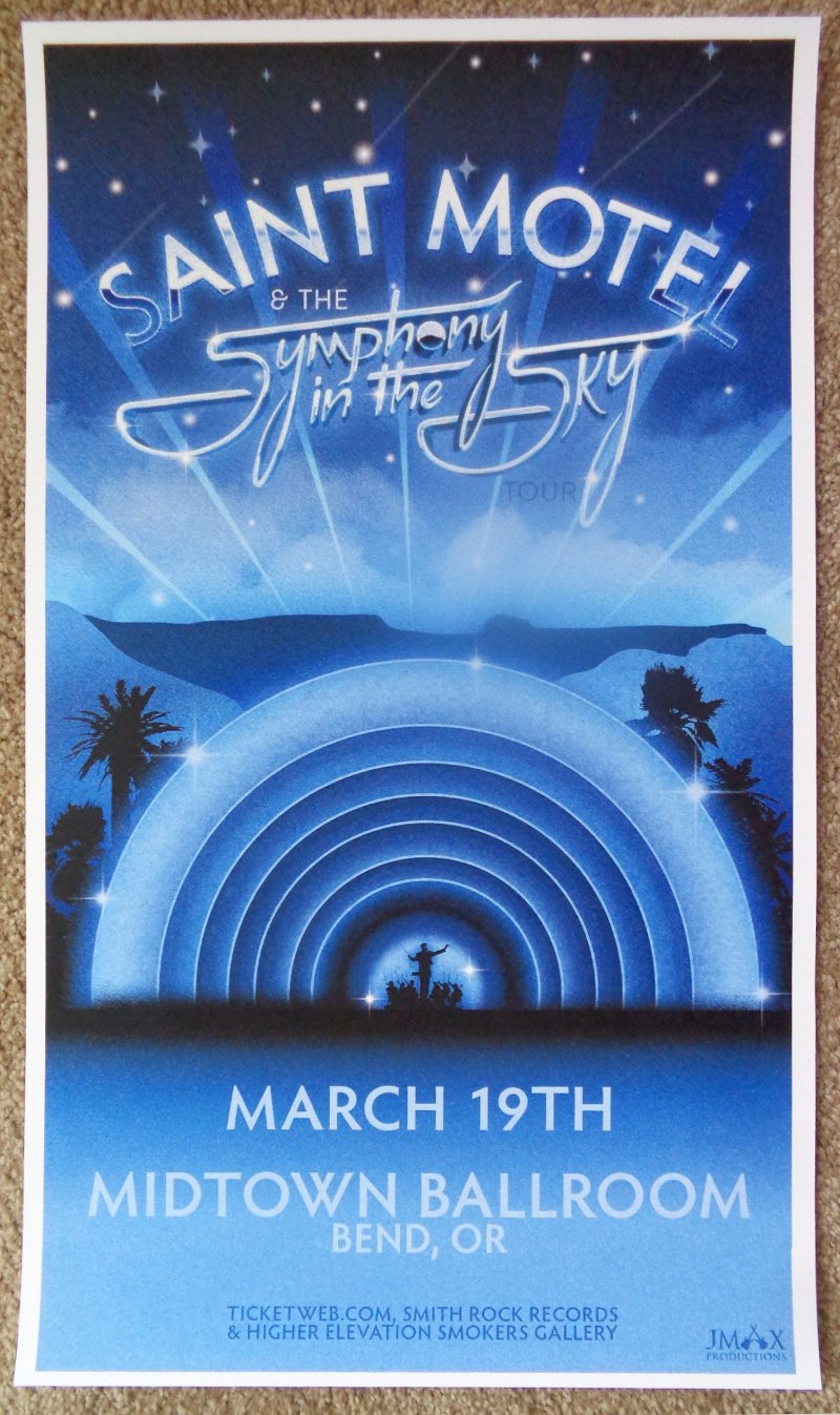 Image 0 of SAINT MOTEL 2025 Gig POSTER Bend Oregon Concert
