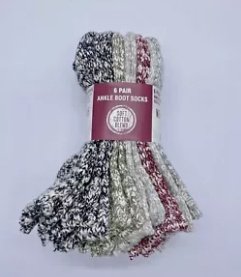 Image 2 of Weatherproof Vintage Women's Ankle Boot Socks 6 Pairs Size 5 to 9.5