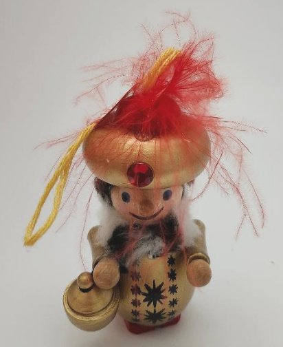 Steinbach Christmas Ornament Wooden Russian Ornament Vintage Wood Decor