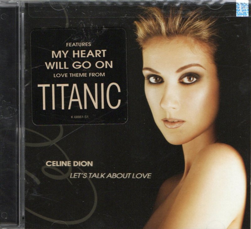 Celine Dion Let's Talk About Love CD Titanic CD My Heart Will Go On 1997 Vintage