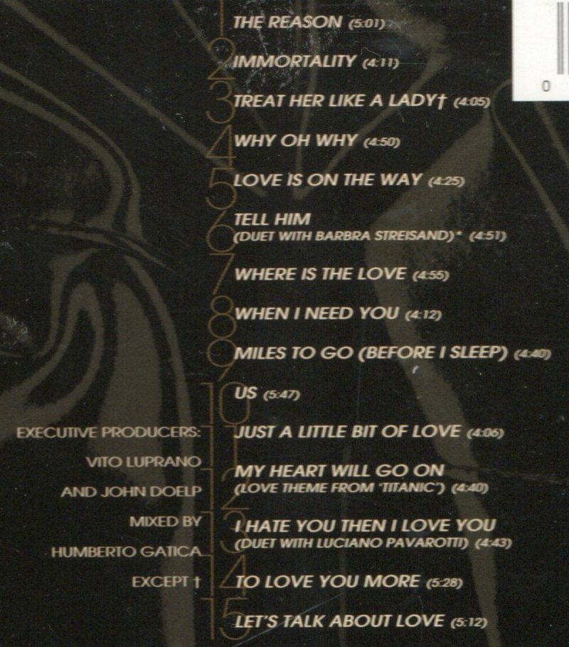 Image 1 of Celine Dion Let's Talk About Love CD Titanic CD My Heart Will Go On 1997 Vintage