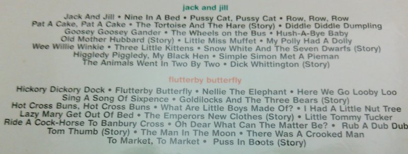 Image 3 of 101 Childrens Favorites Nursery Rhymes Stories Songs Music on 5 CD Set Vtg