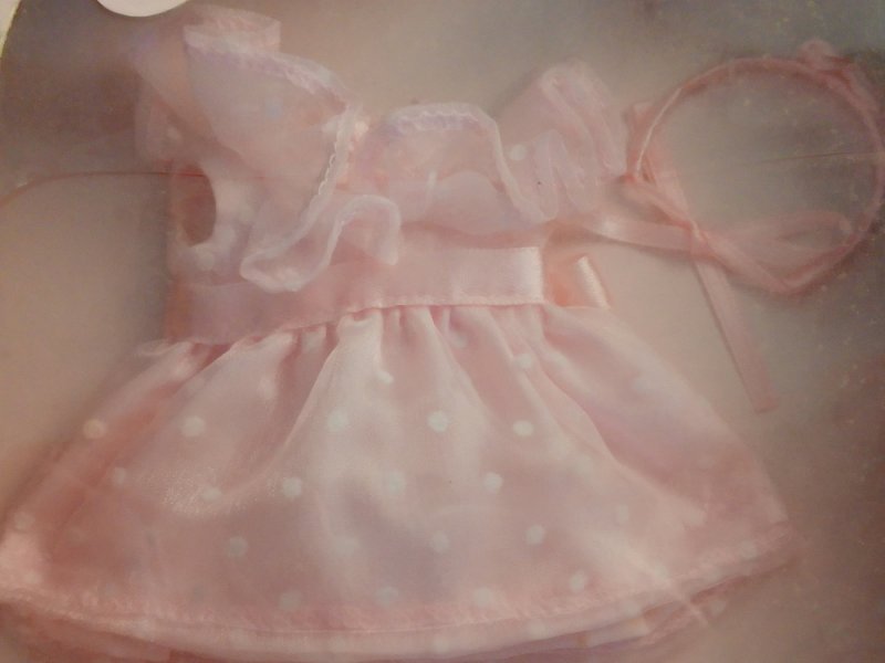 Image 2 of Vogue Ginny Doll Ensemble Outfit w/ Doll Accessories Pink White Clothing Vintage