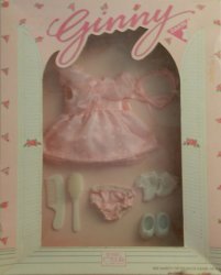 Vogue Ginny Doll Ensemble Outfit w/ Doll Accessories Pink White Clothing Vintage