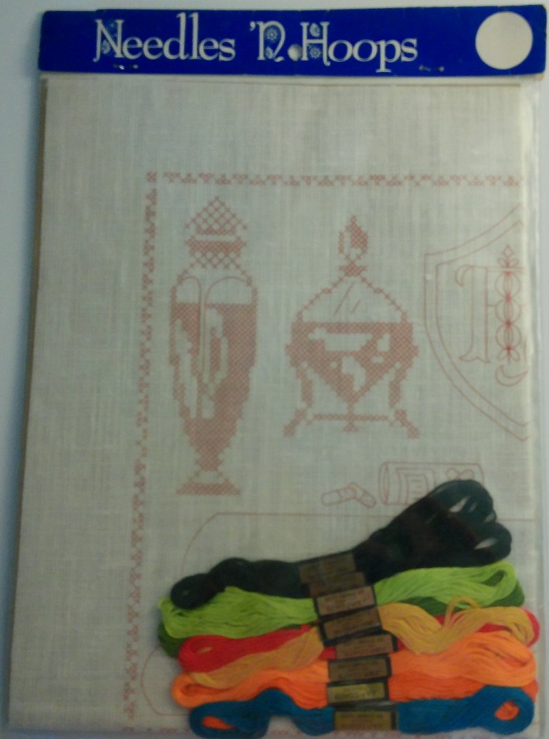 Image 1 of Needles N Hoops Pharmacy Sample Needlework Craft Cross Stitch Kit 222 Drug Store