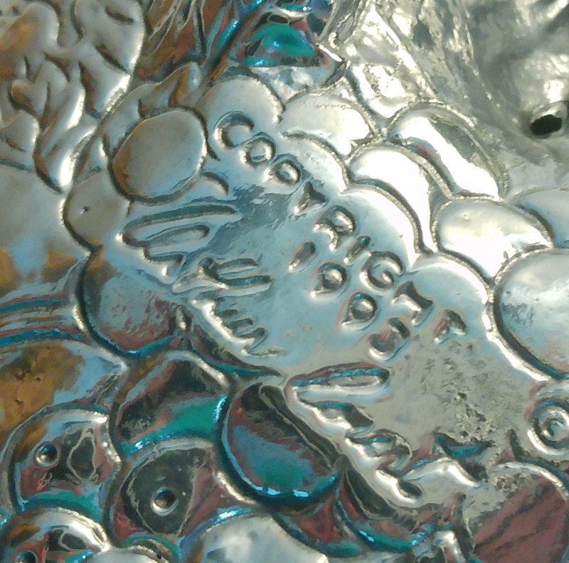 Image 3 of Arthur Court Small Grape Leaf Shape Serving Tray Holder 1993 Vintage