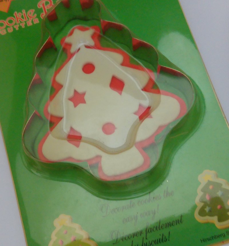 Image 2 of Christmas Cookie Cutter Stamps Tin Metal Stamps for Baking Frosty Snowman Tree
