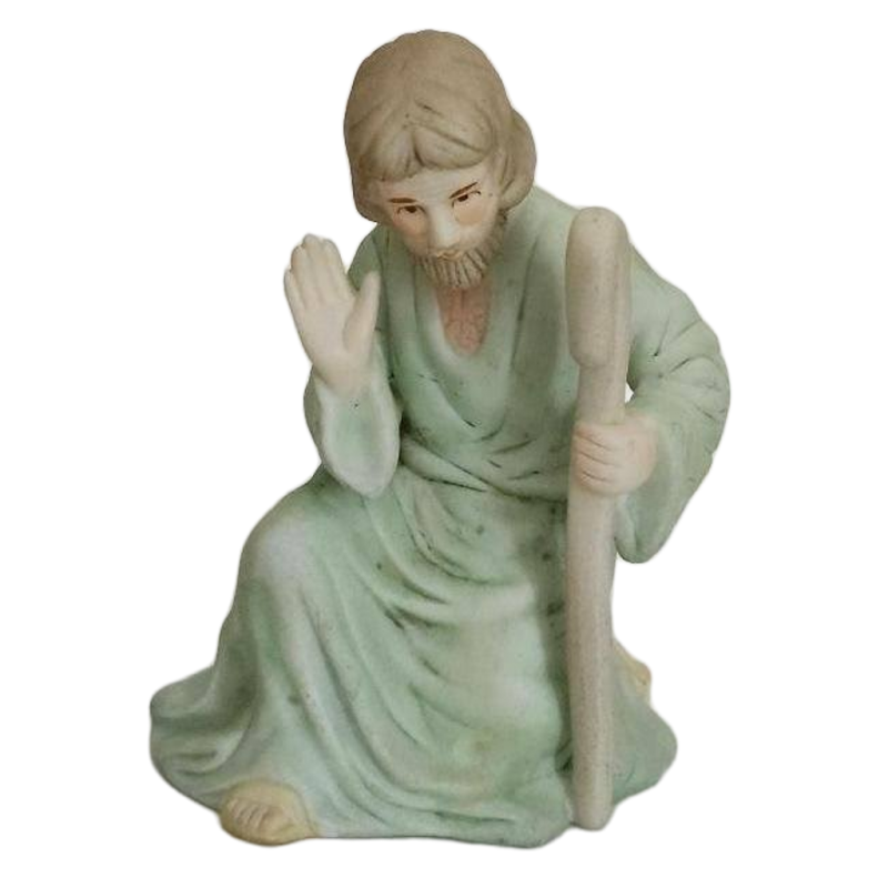 Lefton Christmas Nativity Christopher Collection Joseph Figurine 00350