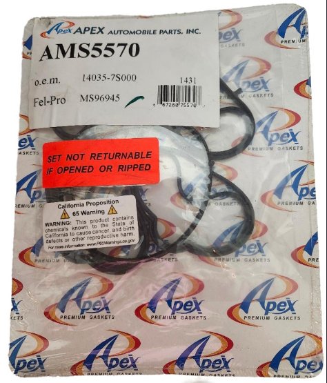 Image 0 of Apex Intake Manifold Gasket Set Genuine OEM AMS5570 Automobile Part
