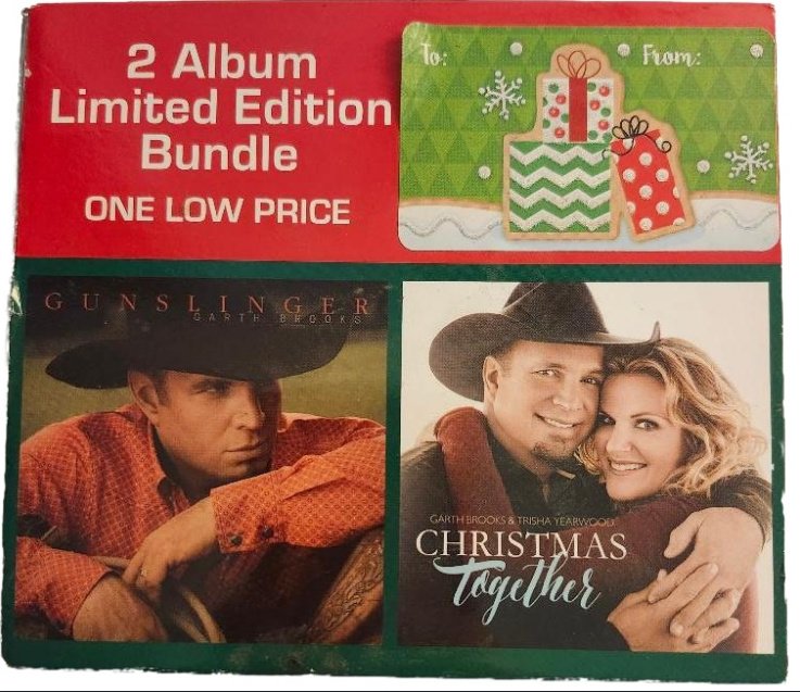 Garth Brooks Trisha Yearwood CD Album Limited Edition Christmas Music Gunslinger