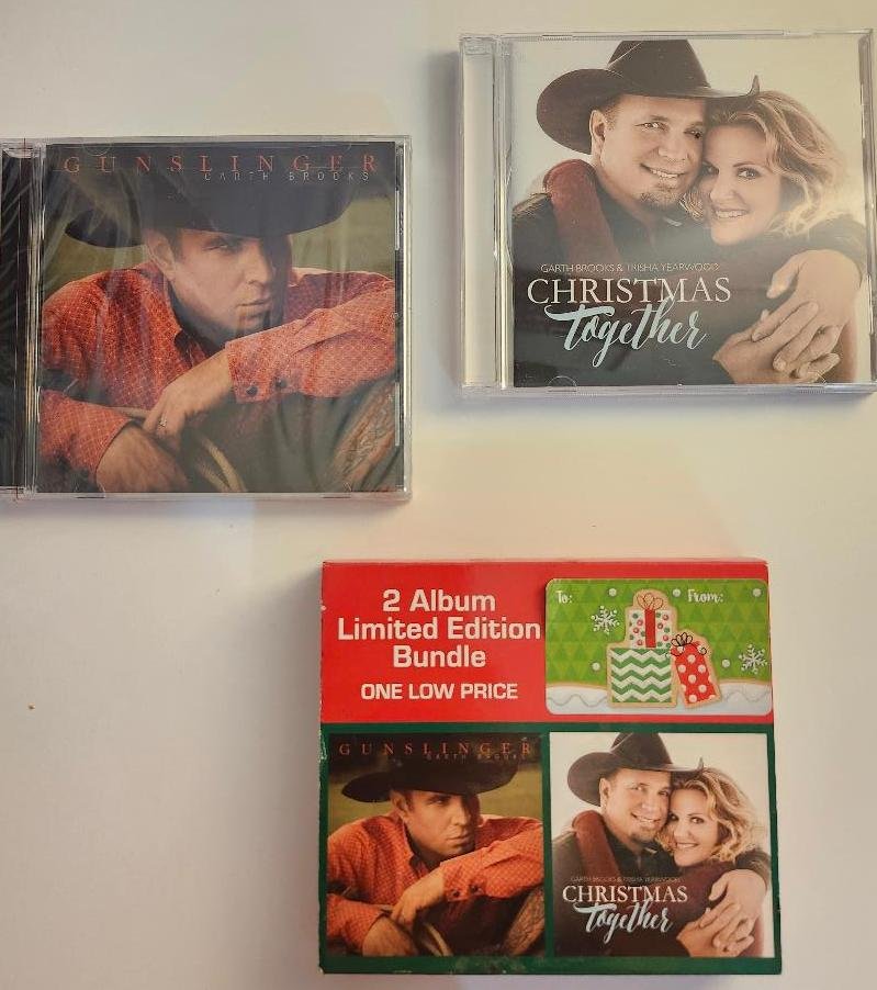 Image 1 of Garth Brooks Trisha Yearwood CD Album Limited Edition Christmas Music Gunslinger
