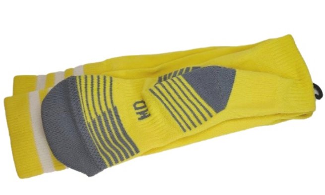 Image 2 of Copa Zone Adidas Soccer Socks Unisex for Men or Women long Yellow Sport Socks