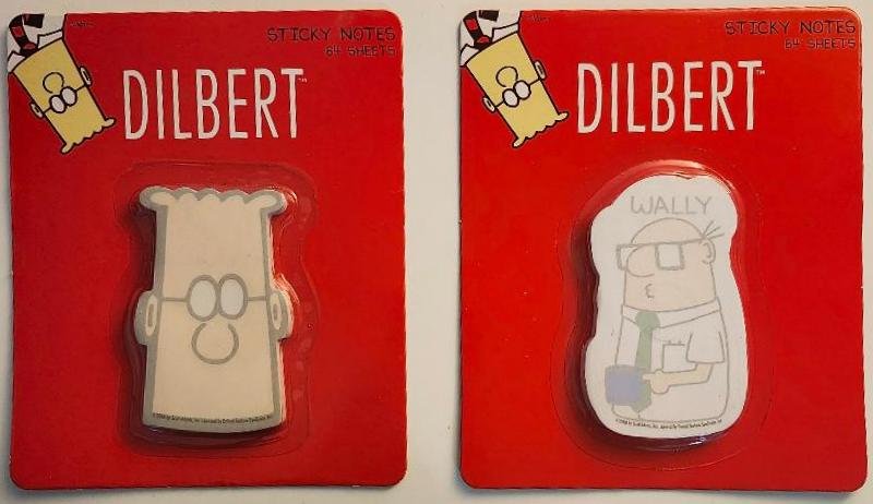 Image 4 of Dilbert Scott Adams Office Supplies Sticky Notes Refrigerator Magnets Funny Boss