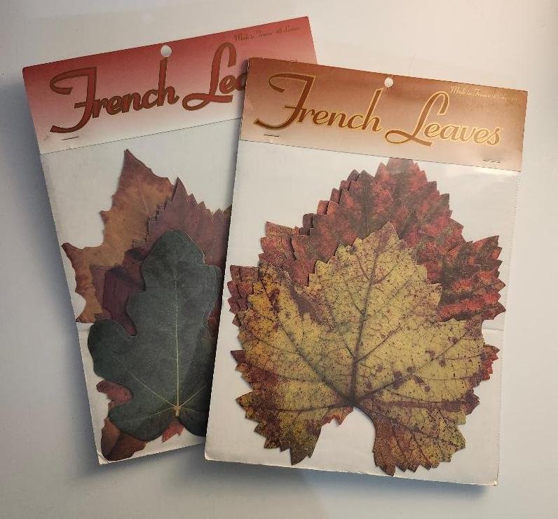 Paper Sisson Imports Crafts Parchment Paper French Fall Autumn Leaves Crafting