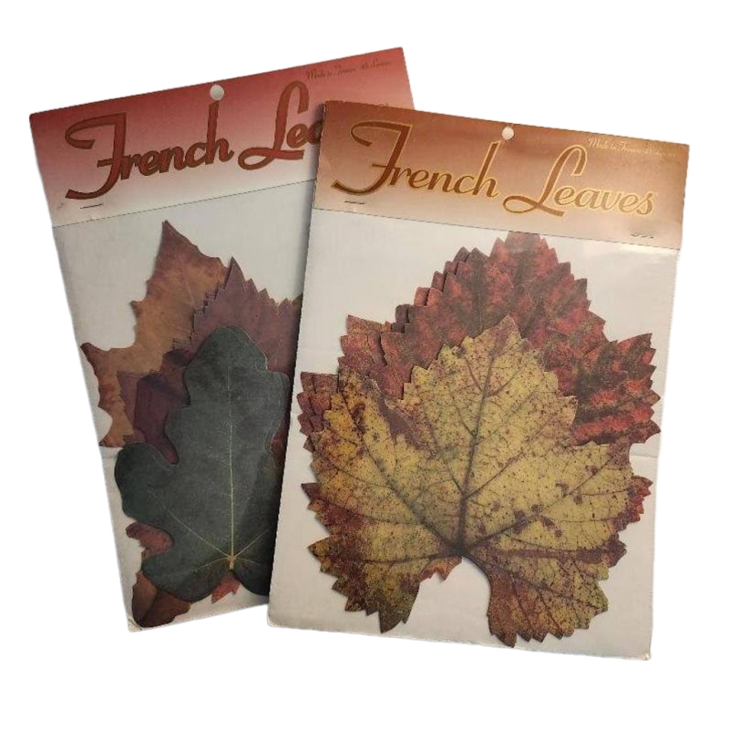 Image 0 of Paper Sisson Imports Crafts Parchment Paper French Fall Autumn Leaves Crafting