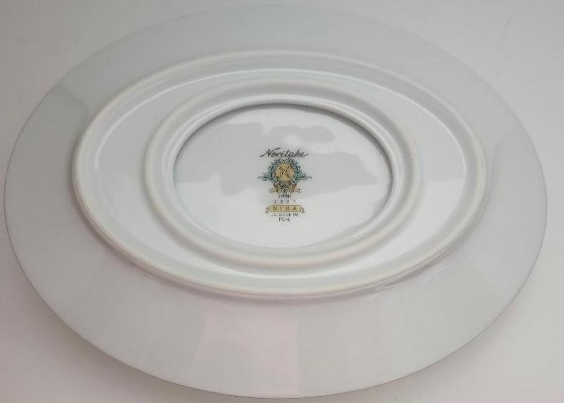 Image 3 of Retired Noritake Nina 6667 Gravy Boat with Underplate Attached Vintage