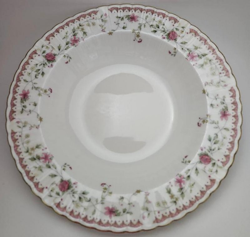 Image 0 of Retired Petit Mikasa Vegetable Bowl Vintage Radford Pattern Chic Pink Floral