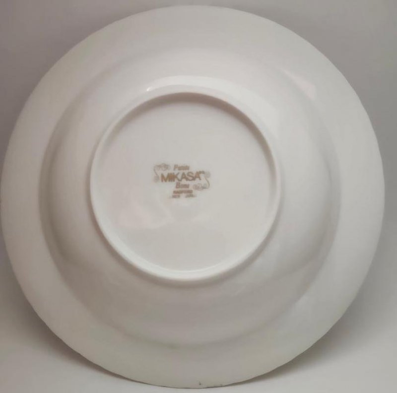 Image 2 of Retired Petit Mikasa Vegetable Bowl Vintage Radford Pattern Chic Pink Floral