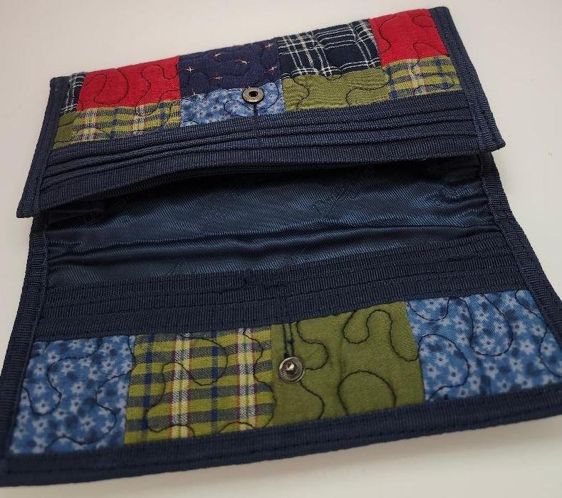 Image 2 of Donna Sharp Colorful Wallet for Women Made of a Quilted Cotton in Patchwork