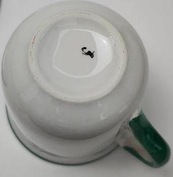 Image 3 of Nancy Calhoun Portugal Ceramic Tableware Tea Cup w/ Saucer Purple Flower Teacup